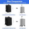 Taygeer Travel Laptop Backpack for Men Women, Airplane Approved Travel Backpack Suitcase with Usb Charging Port, Lightweight College 35l Luggage Bag 15.6inch Laptop Backpack Gifts for Business,Black - Image 6