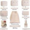 BAGAIL 8 Set Packing Cubes Luggage Packing Organizers for Travel Accessories-Cream - Image 2