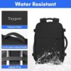 Taygeer Travel Laptop Backpack for Men Women, Airplane Approved Travel Backpack Suitcase with Usb Charging Port, Lightweight College 35l Luggage Bag 15.6inch Laptop Backpack Gifts for Business,Black - Image 7