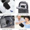 FYY Travel Cable Organizer Pouch Electronic Accessories Carry Case Portable Waterproof Double Layers All-in-One Storage Bag for Cord, Charger, Phone, Earphone Black - Image 8