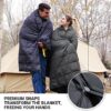 KingCamp Camping Blanket Lightweight, Multifunctional Warm Puffy Outdoor Blanket with Snap Button, Water Repellent, Backpacking Quilt for Travel, Airplane, Hiking, Picnic - Image 3