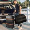 6.5" Gusseted Heavy Duty Garment Bags for Travel, 43" Suit Bag Storage Hanging Clothes with Pocket Foldable Mens Suit Cover for Shirts, Coats, Dresses - Image 3