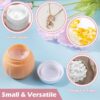 Travel Containers for Toiletries, GLAMFIELDS TSA Approved 1.7oz 50ml Travel Size Silicone Cream Jars BPA Free, Leak-proof Travel Essentials with Lid for Cosmetic Face Hand Body Cream Macaron (4 Pack) - Image 7