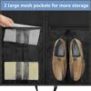 6.5" Gusseted Heavy Duty Garment Bags for Travel, 43" Suit Bag Storage Hanging Clothes with Pocket Foldable Mens Suit Cover for Shirts, Coats, Dresses - Image 4